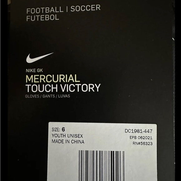 COPY - Nike GK Mercurial Touch Elite Soccer Goalkeeper Gloves DC1981-447 Size 6… - Picture 7 of 7
